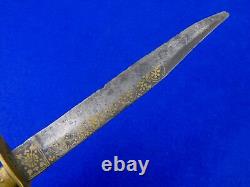 Antique 19 Century Middle East Small Sword Dagger Fighting Knife