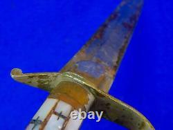 Antique 19 Century Middle East Turkish Turkey Fighting Knife Dagger