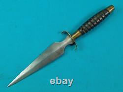 Antique 19 Century Spanish Spain Plug Bayonet Fighting Knife Dagger