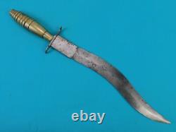 Antique 19 Century Spanish Spain Scorpion Large Fighting Knife Dagger