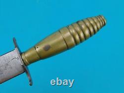 Antique 19 Century Spanish Spain Scorpion Large Fighting Knife Dagger