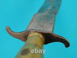 Antique 19 Century Spanish Spain Scorpion Large Fighting Knife Dagger