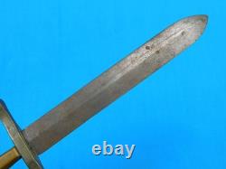 Antique 19 Century US Custom Made Fighting Knife Dagger