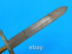 Antique 19 Century US Custom Made Fighting Knife Dagger
