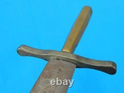 Antique 19 Century US Custom Made Fighting Knife Dagger