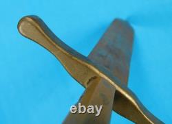 Antique 19 Century US Custom Made Fighting Knife Dagger