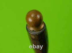 Antique 19 Century US Engraved Dagger Fighting Knife with Sheath