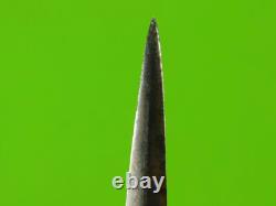 Antique 19 Century US Engraved Dagger Fighting Knife with Sheath