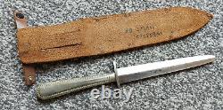 Antique British WW2 Stiletto Stylet Fighting Commando Knife Dagger Steel Handle