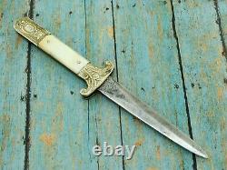 Antique CIVIL War Era Corsan Denton Burdekin English Pearl Dagger Knife Knives