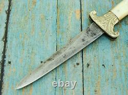 Antique CIVIL War Era Corsan Denton Burdekin English Pearl Dagger Knife Knives