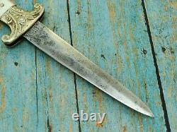 Antique CIVIL War Era Corsan Denton Burdekin English Pearl Dagger Knife Knives