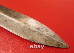 Antique CIVIL War Era Dirk Dagger Fighting Knife Etched Blade Unknown Maker