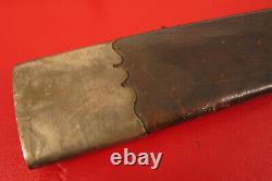 Antique CIVIL War Era Dirk Dagger Fighting Knife Etched Blade Unknown Maker