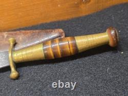 Antique Fighting Dagger Knife French Spanish Knife Old Vintage 1800's