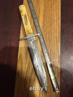 Antique George Wostenholm IXL Sheffield Pre 1890 Knife England Fighting Dagger