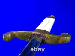 Antique Imperial Russian Russia WW1 Navy Naval Dagger Fighting Knife with Scabbard