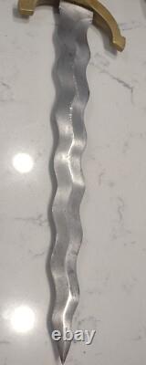 Antique Kris Keris Dagger, Indonesian Fighting Knife, Sharp Solid Forged Blade
