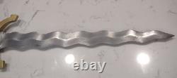 Antique Kris Keris Dagger, Indonesian Fighting Knife, Sharp Solid Forged Blade