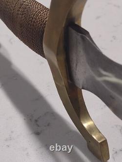 Antique Kris Keris Dagger, Indonesian Fighting Knife, Sharp Solid Forged Blade