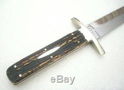 Antique MINTY CIVIL WAR 8 in Fighting Bowie Knife Dagger F WARD B4 ANY SHEFFIELD