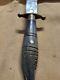 Antique Mexican Scorpion Dagger Fighting Knife Brass And Wood Handle