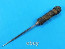 Antique Middle East Decorated Fighting Knife Dagger