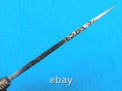 Antique Middle East Decorated Fighting Knife Dagger