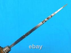 Antique Middle East Decorated Fighting Knife Dagger