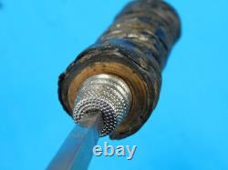 Antique Middle East Decorated Fighting Knife Dagger