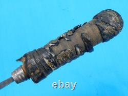 Antique Middle East Decorated Fighting Knife Dagger