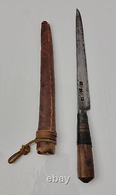 Antique North African Algerian Large Khodmi Dagger Knife E69