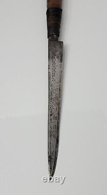 Antique North African Algerian Large Khodmi Dagger Knife E69