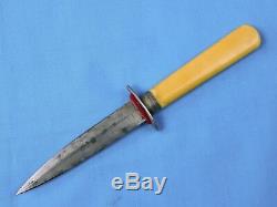 Antique Old Germany German Sterling Silver Boot Fighting Knife Dagger