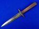 Antique Old Us Civil War Fighting Knife Dagger