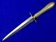 Antique Old Vintage British English Or Us Dagger Stiletto Fighting Knife