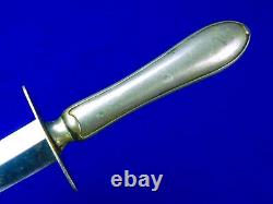 Antique Old Vintage British English or US Dagger Stiletto Fighting Knife