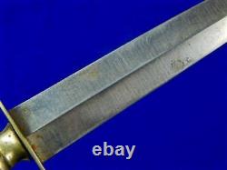 Antique Old Vintage British English or US Dagger Stiletto Fighting Knife