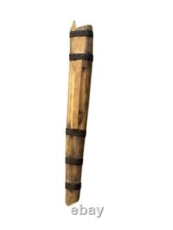 Antique Philippine Talibong Talibon Belt Fighting Knife Dagger Wood Furniture