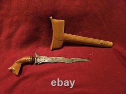 Antique Phillipines Moro Kalis Sword Dagger Fighting Knife