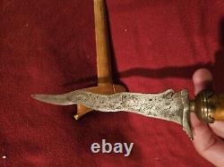 Antique Phillipines Moro Kalis Sword Dagger Fighting Knife