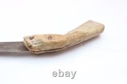 Antique Rare Native American Indian Used Fighting / Hunting Knife Dagger