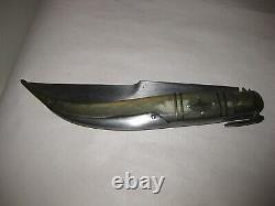 Antique Signed Navaja Spanish Folding Knife Dagger Hunting Fighting Blade Sword