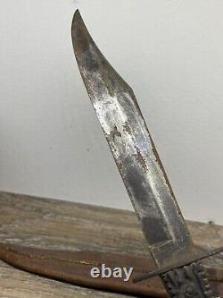 Antique US 19 Century B. G. I. Co Bridgeport #501 Stiletto Fighting Knife Dagger