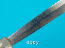 Antique US 19 Century Round Handle Fighting Knife Dagger
