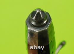 Antique US Civil War Kris Blade Fighting Knife Dagger with Scabbard