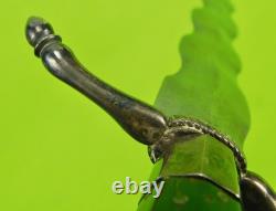 Antique US Civil War Kris Blade Fighting Knife Dagger with Scabbard