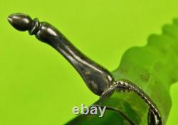 Antique US Civil War Kris Blade Fighting Knife Dagger with Scabbard