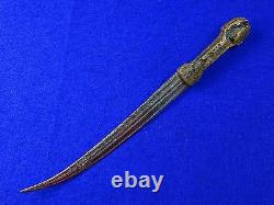 Antique Very Old Imperial Russian Russia Caucasian Kindjal Fighting Knife Dagger