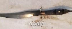 Antique Vintage Mexican Clip Point Scorpion Bowie Dagger Fighting Knife LOOK